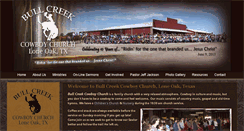 Desktop Screenshot of bullcreekcowboychurch.com