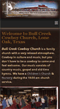 Mobile Screenshot of bullcreekcowboychurch.com